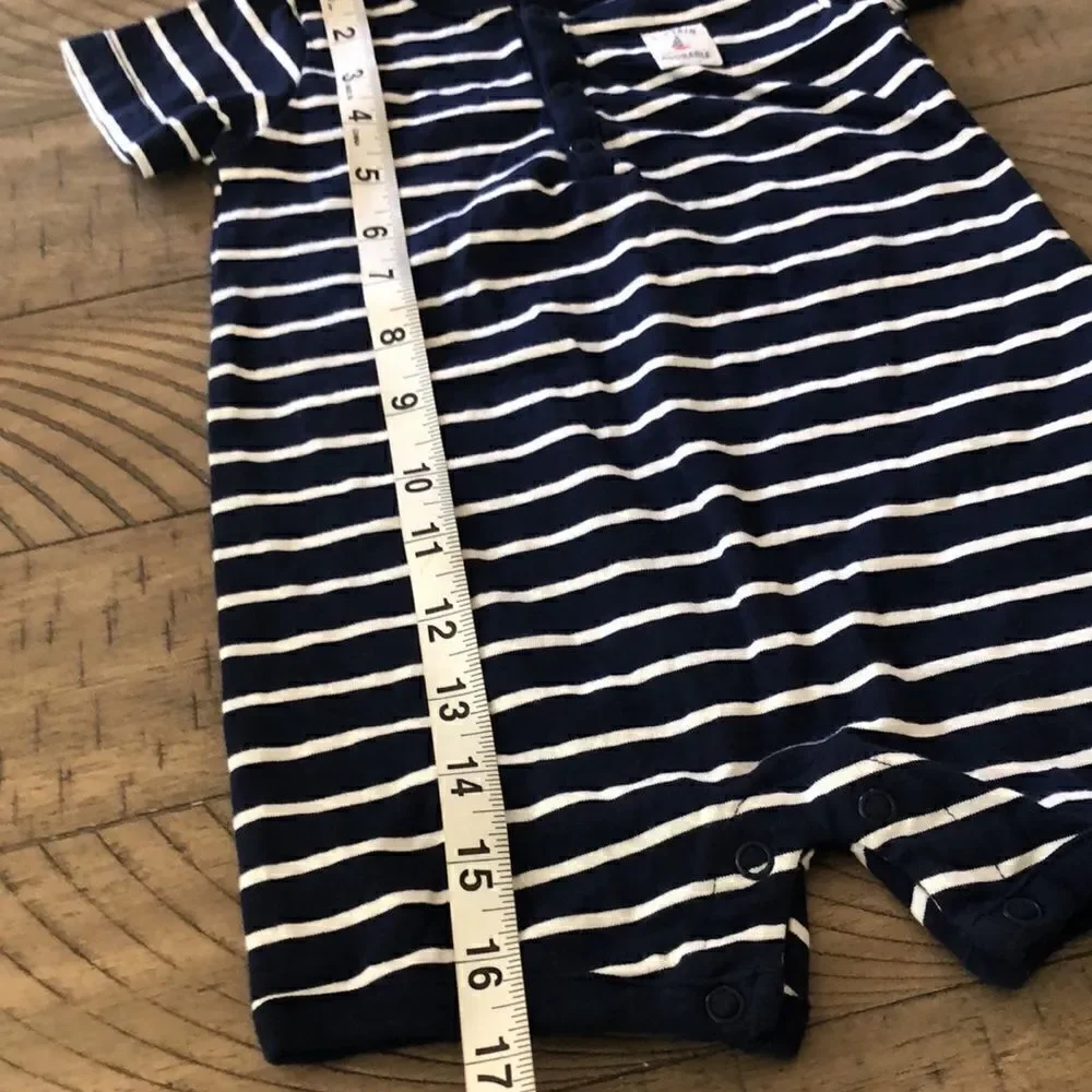 Captain 👩‍✈️ 👩‍✈️ Adorable! Carters Onesie Snap Bottom for Easy In and Out.